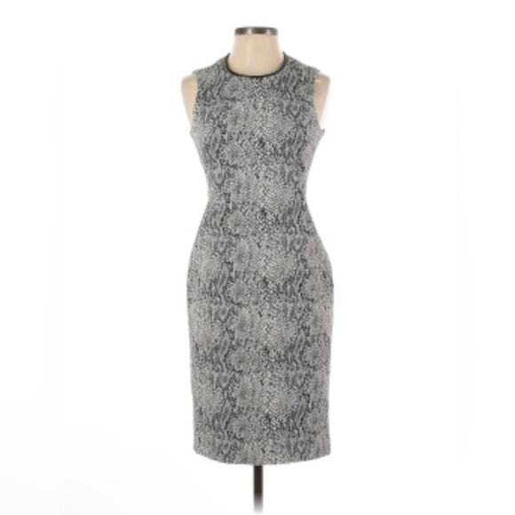 Hunter Bell Snake Print Sheath Dress Size S - Picture 1 of 7